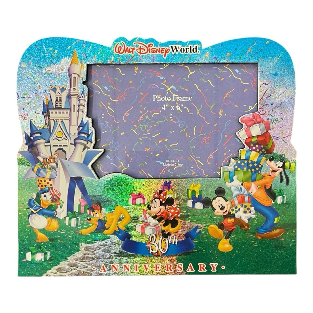 Walt Disney World 30th‎ Anniversary 4" X 6" Photo Frame